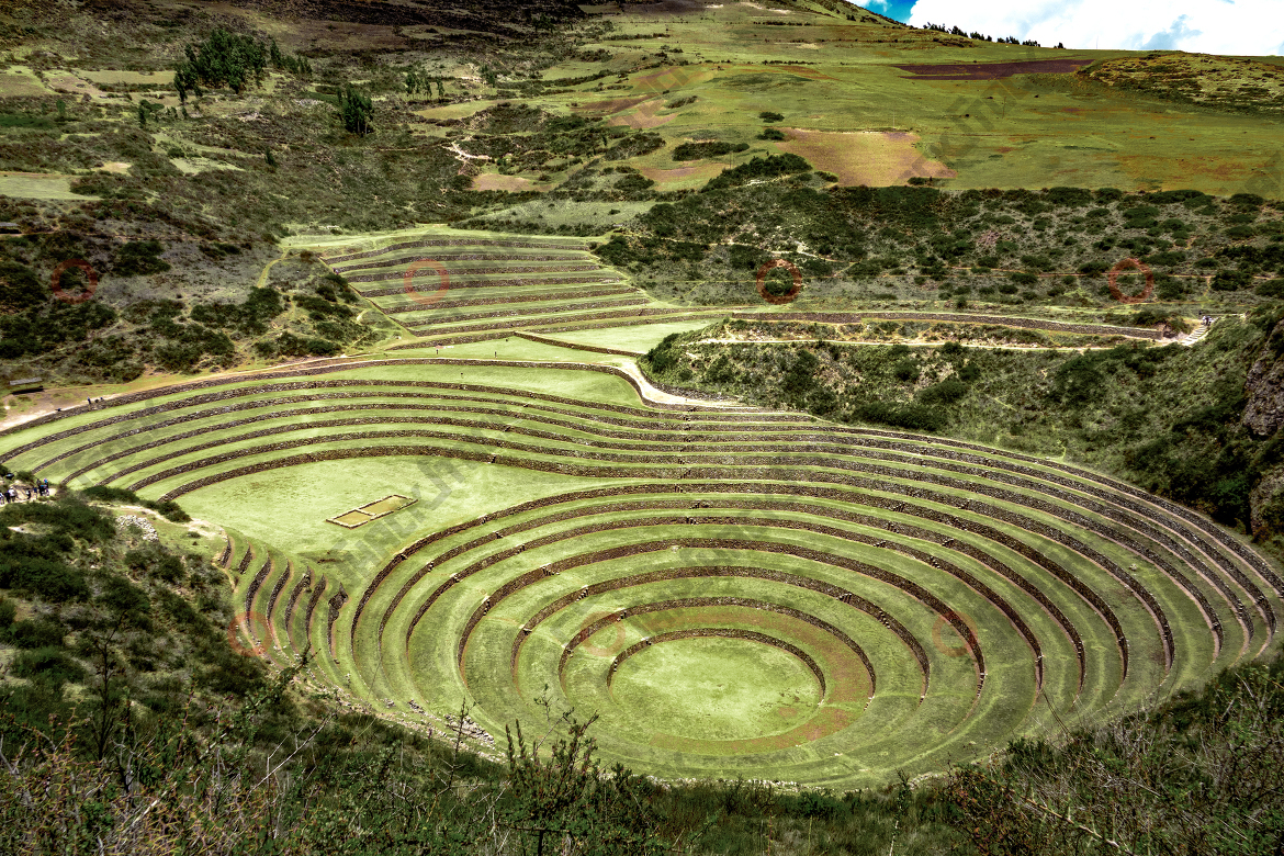 Inca terraces, Peru